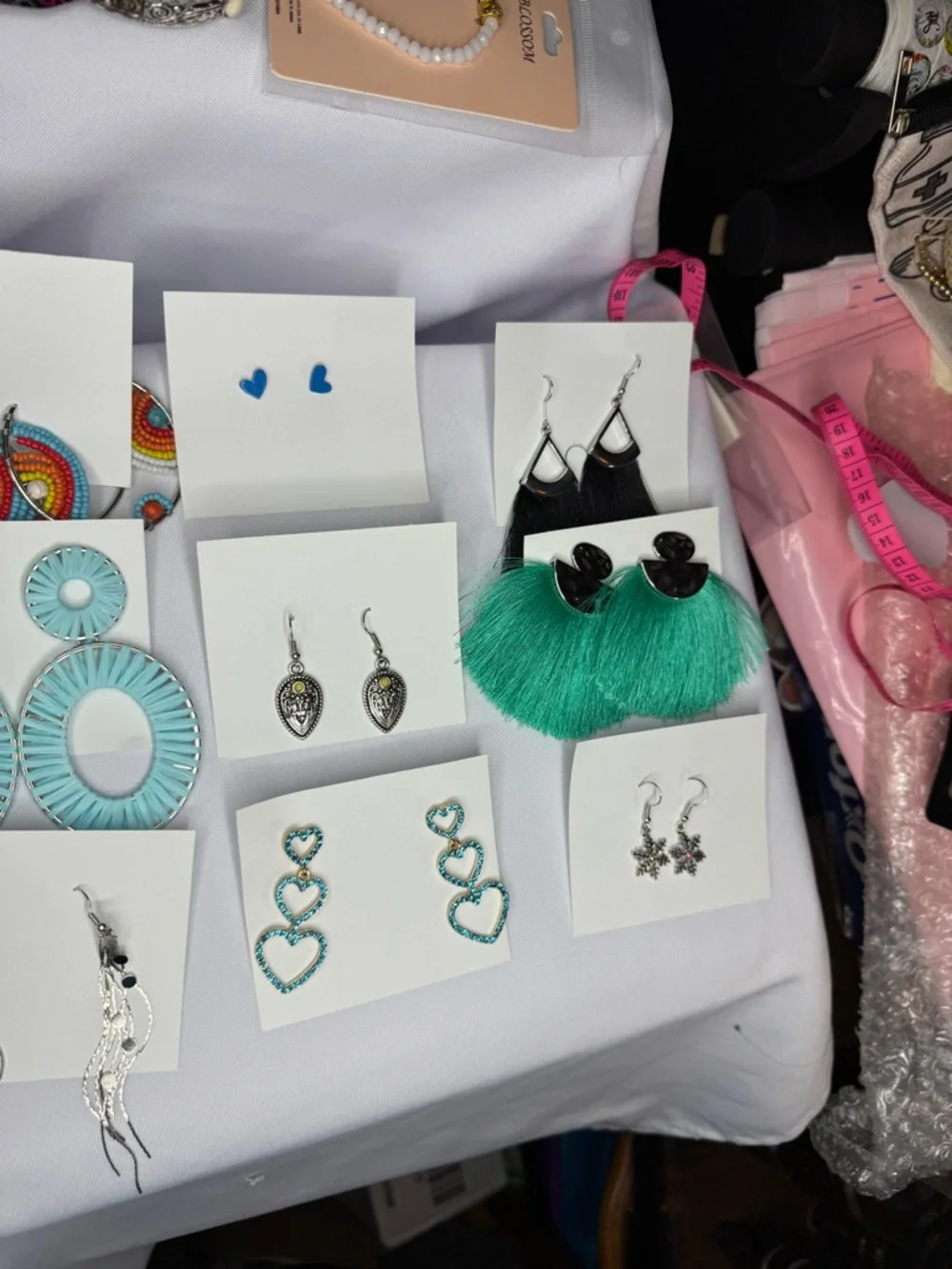 50 Jewelry Display Cards Earring Cards Bulk Small Business Supplies